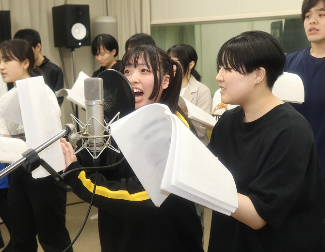 アフレコ授業の風景
